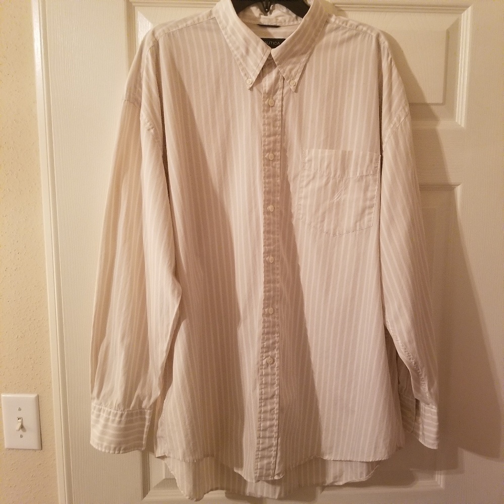 Nautica 80's two ply cotton XXL long sleeve